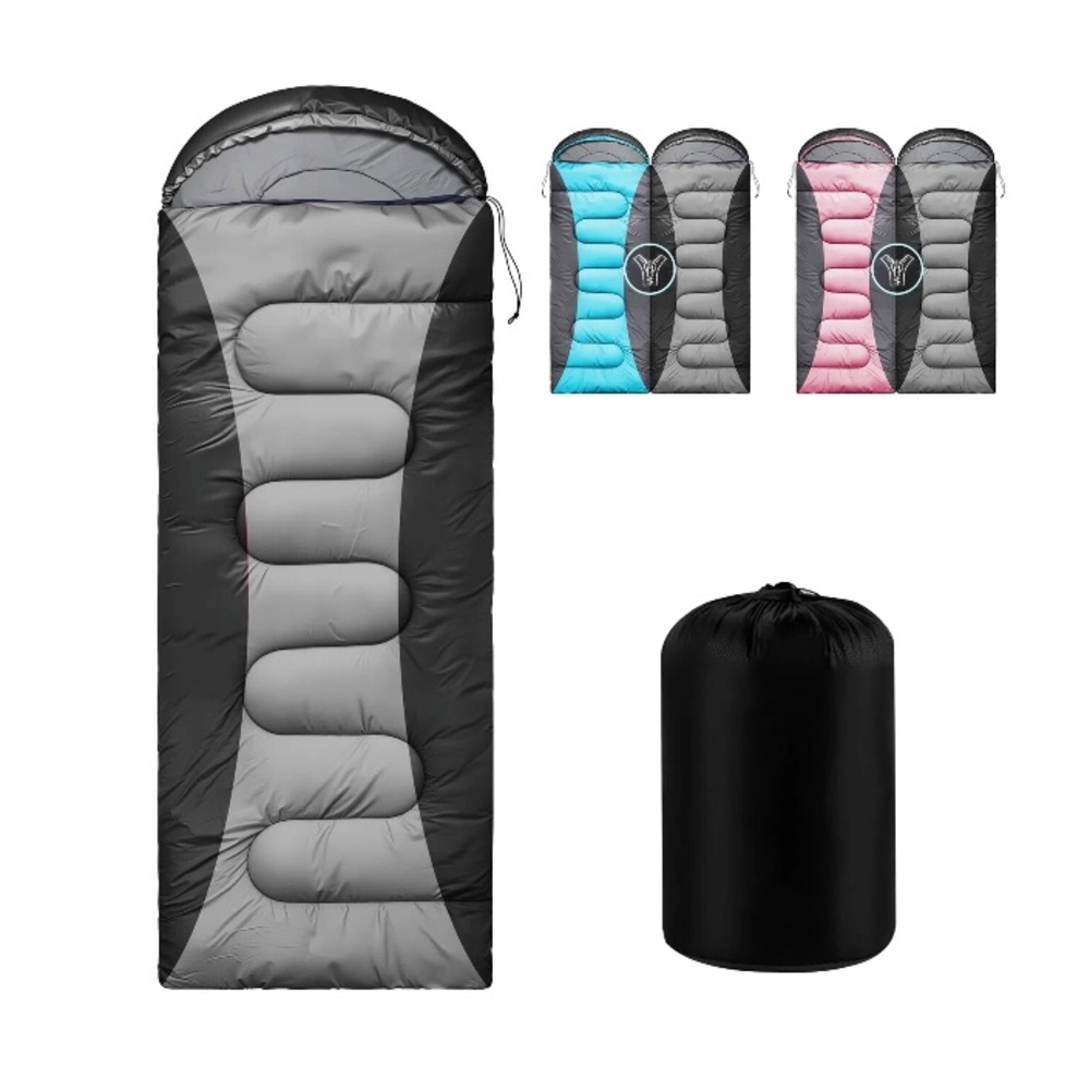 Teblint Camping Sleeping Bag for Adults Kids, 4-Season Cold Weather Sleeping Bag